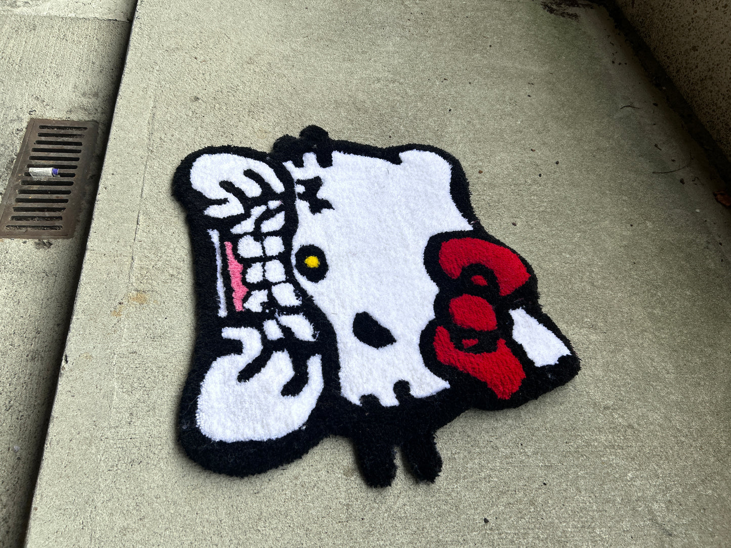 Evil Hello Kitty Rug